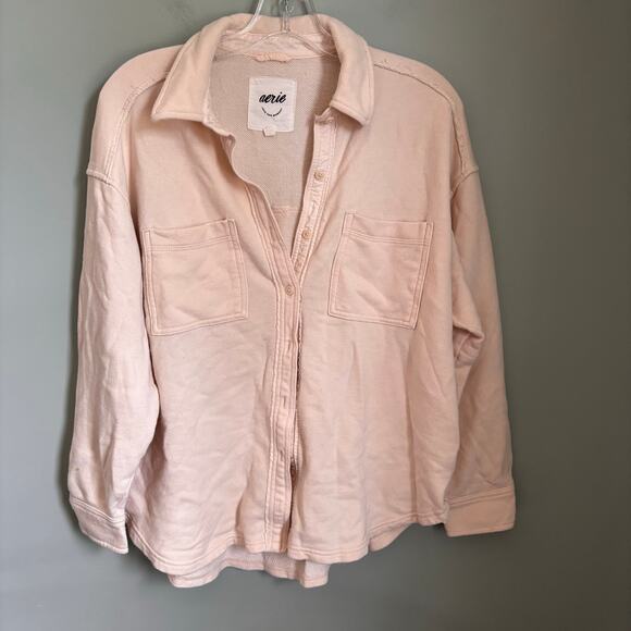 Aerie Lumberjane Button Down Shacket - Picture 1 of 5